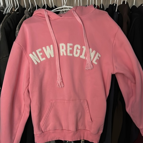 Y2K New Regime Pink Hoodie - Picture 1 of 3